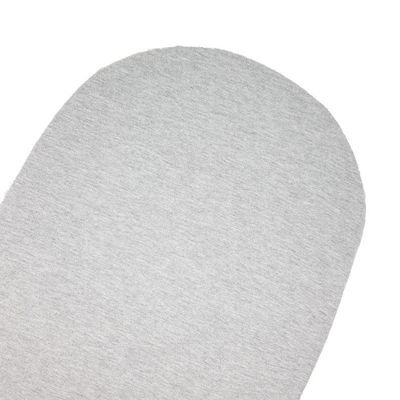 Grey Melange oval bassinet