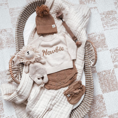 Collection of Newborn Essential Clothing including a Newbie Jumper