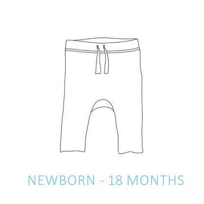 design image of navy baby pants