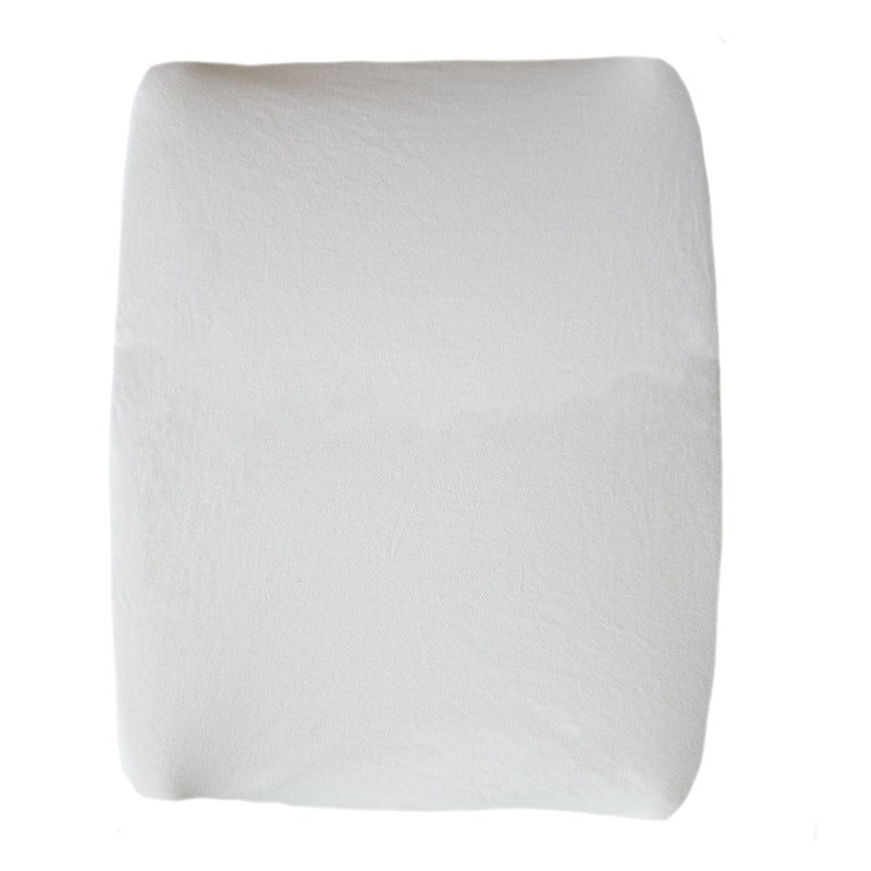 White Fitted Bassinet or Change Pad Cover pic