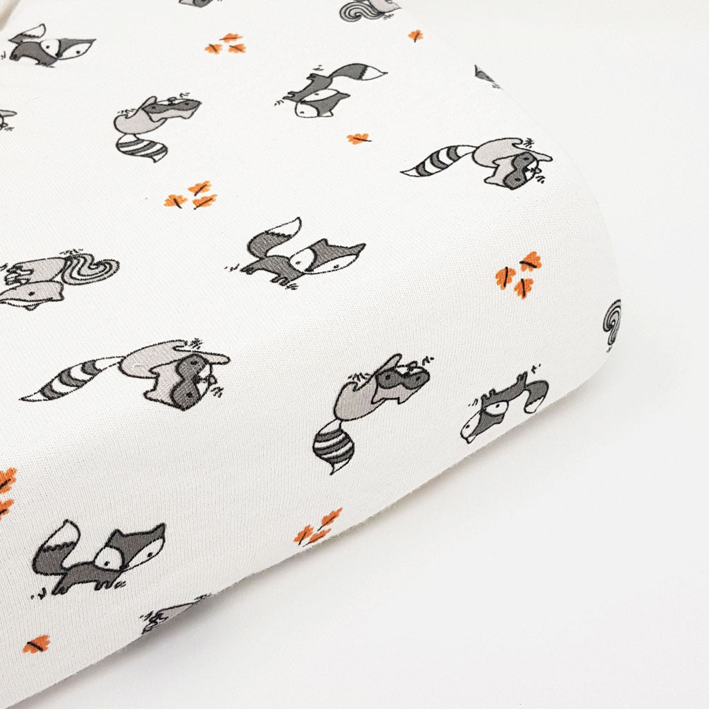 Woodlands Fitted Cot Sheet on mattress